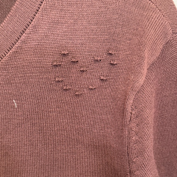 Elegant Brown Slip Dress with Coordinating Cardigan - Picture 5 of 6